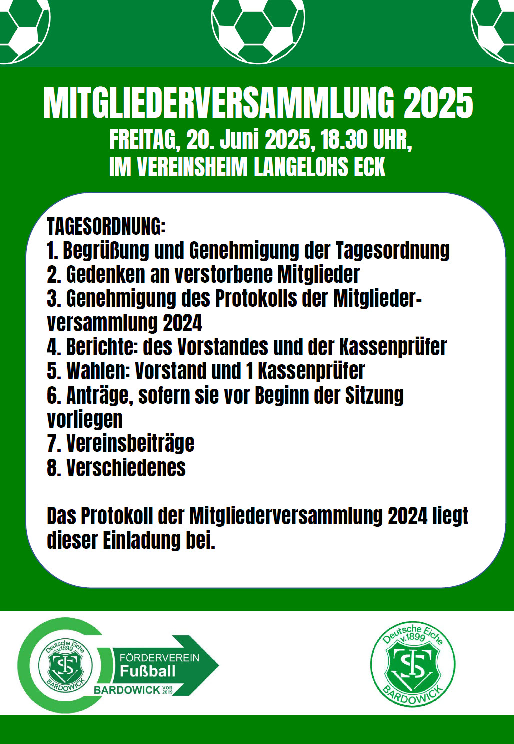 FFB Mitgliederversammlung 2025